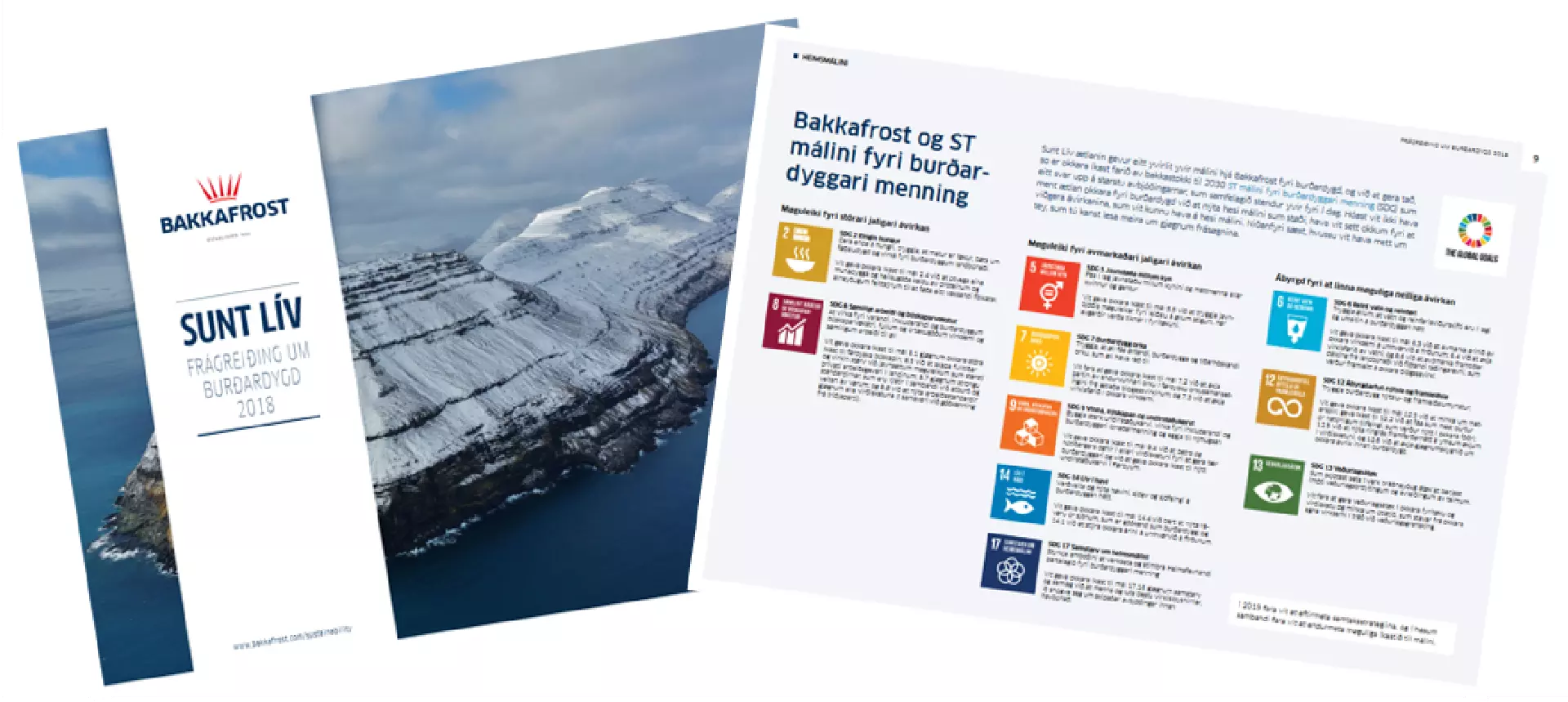 Bakkafrost gevur árliga út eina frágreiðing um arbeiði teirra við burðardygd, herundir í mun til Heimsmálini hjá ST.