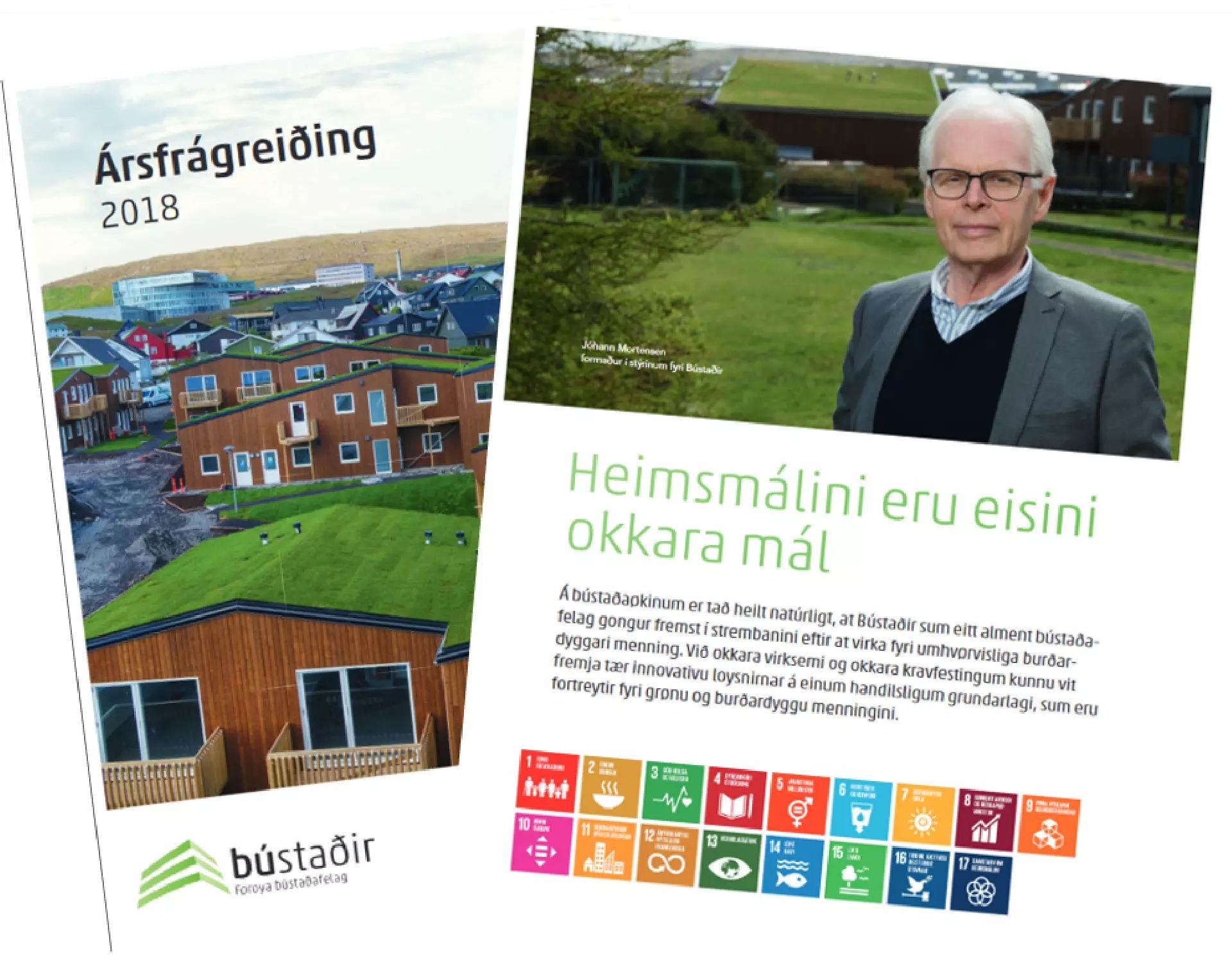 Almenna bústaðarfelagið Bústaðir hevur eisini fingið íblástur frá Heimsmálunum.
