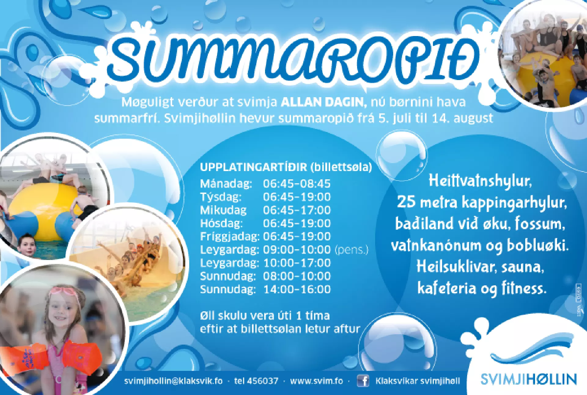 Upplatingartíðir í summar