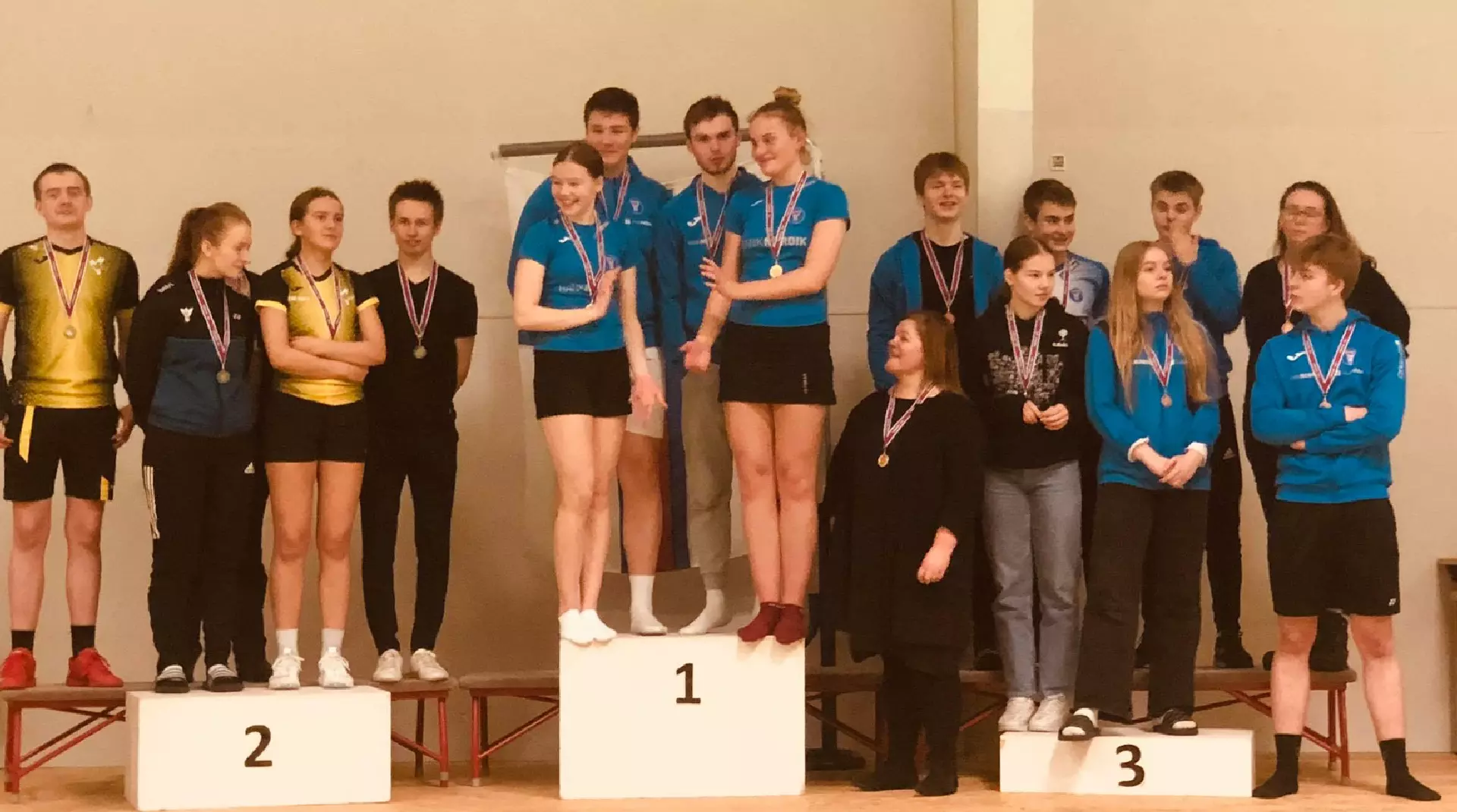 U17/19: Gull: HBF 1 Silvur: KBF Bronsa: HBF 2