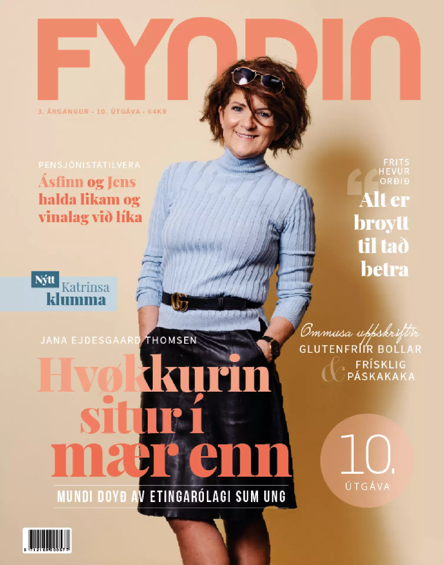 Forsíðan á útgávuni hesaferð