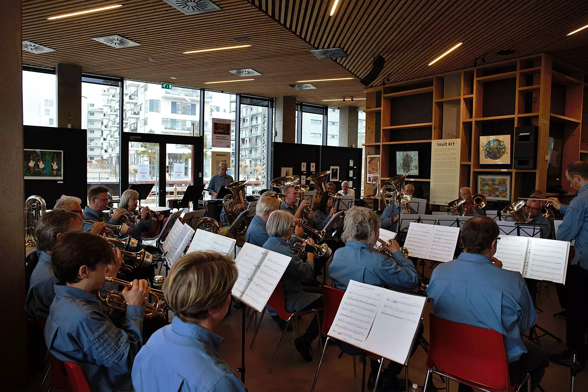 Odense Brass Band spældi fyrst.