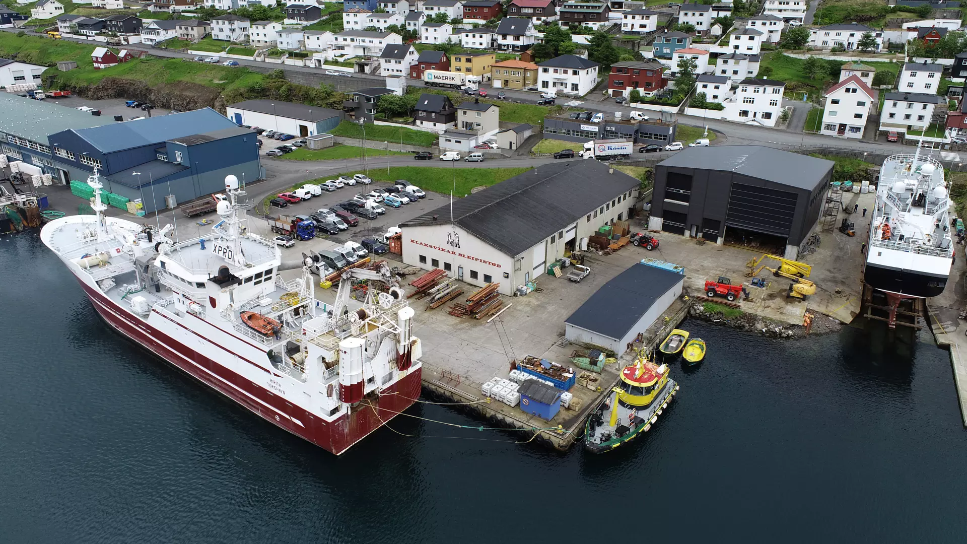 Klaksvíkar Sleipistøð er ein av stóru fyritøkunum innan maritimu veitaravinnuna.
