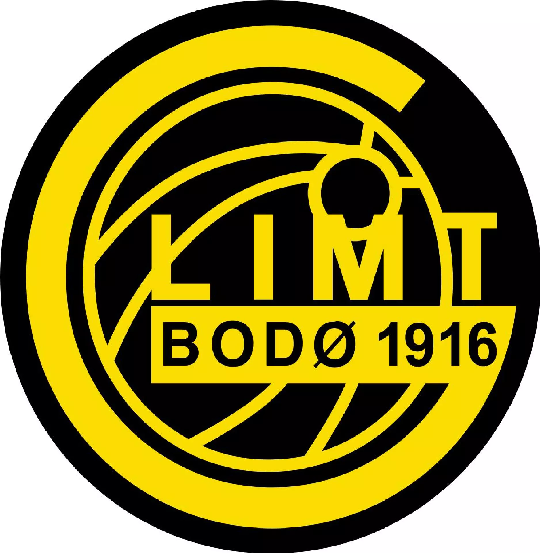 Klubbmerkið hjá Bodø/Glimt. Fyrst kallaðist felagið Fotballklubben Bodø, men eitt annað, eldri felag frá Trøndelag kallaðist eisini soleiðis, tí broytti felagið navnið. Felagið fekk skrástriku í 1980-unum, tí bindistrikan ofta skilti liðini í dagbløðum ella á veddingarseðlum.