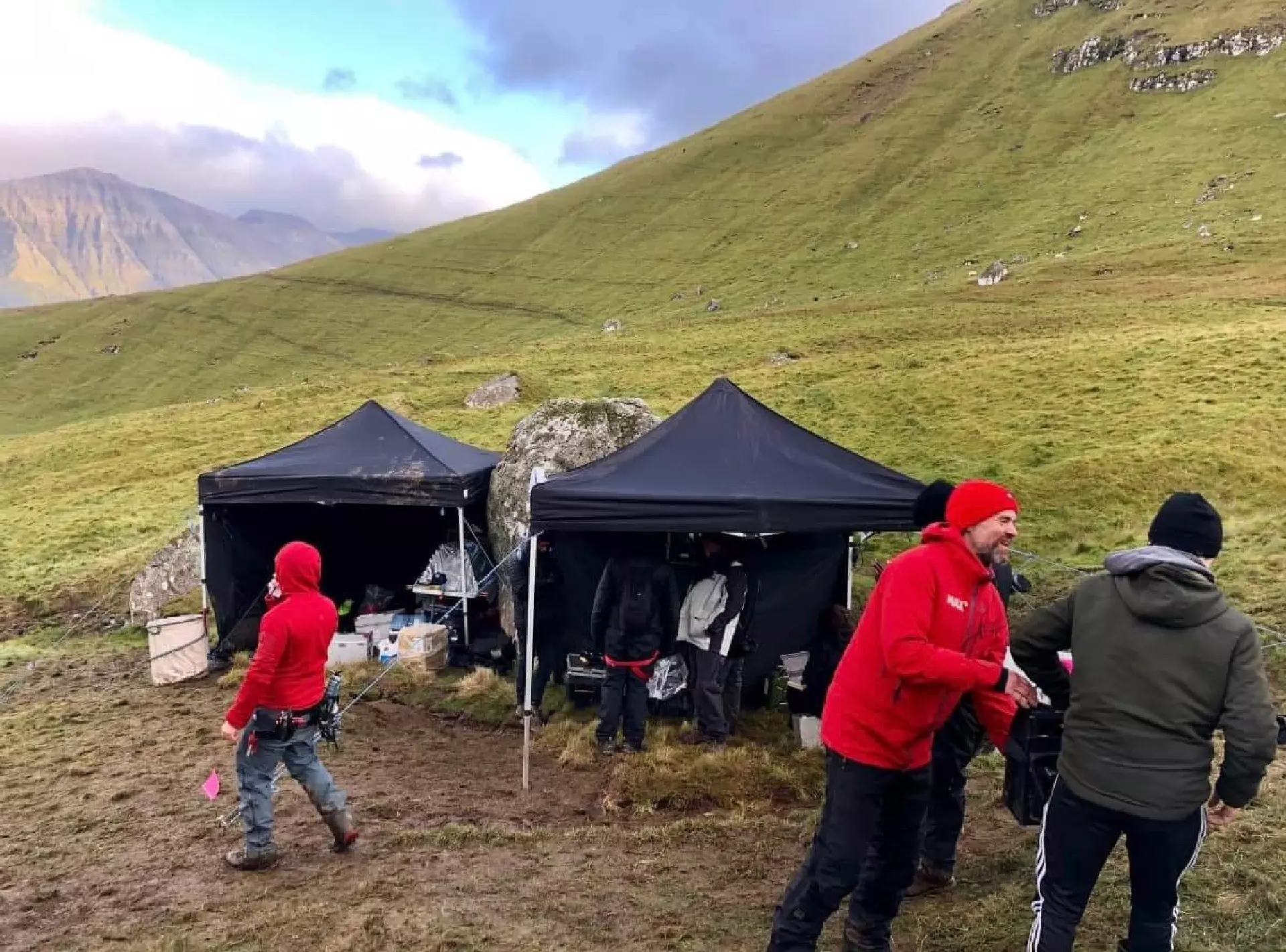 Filmsupptøkur, tá ið James Bond fimurin varð upptikin