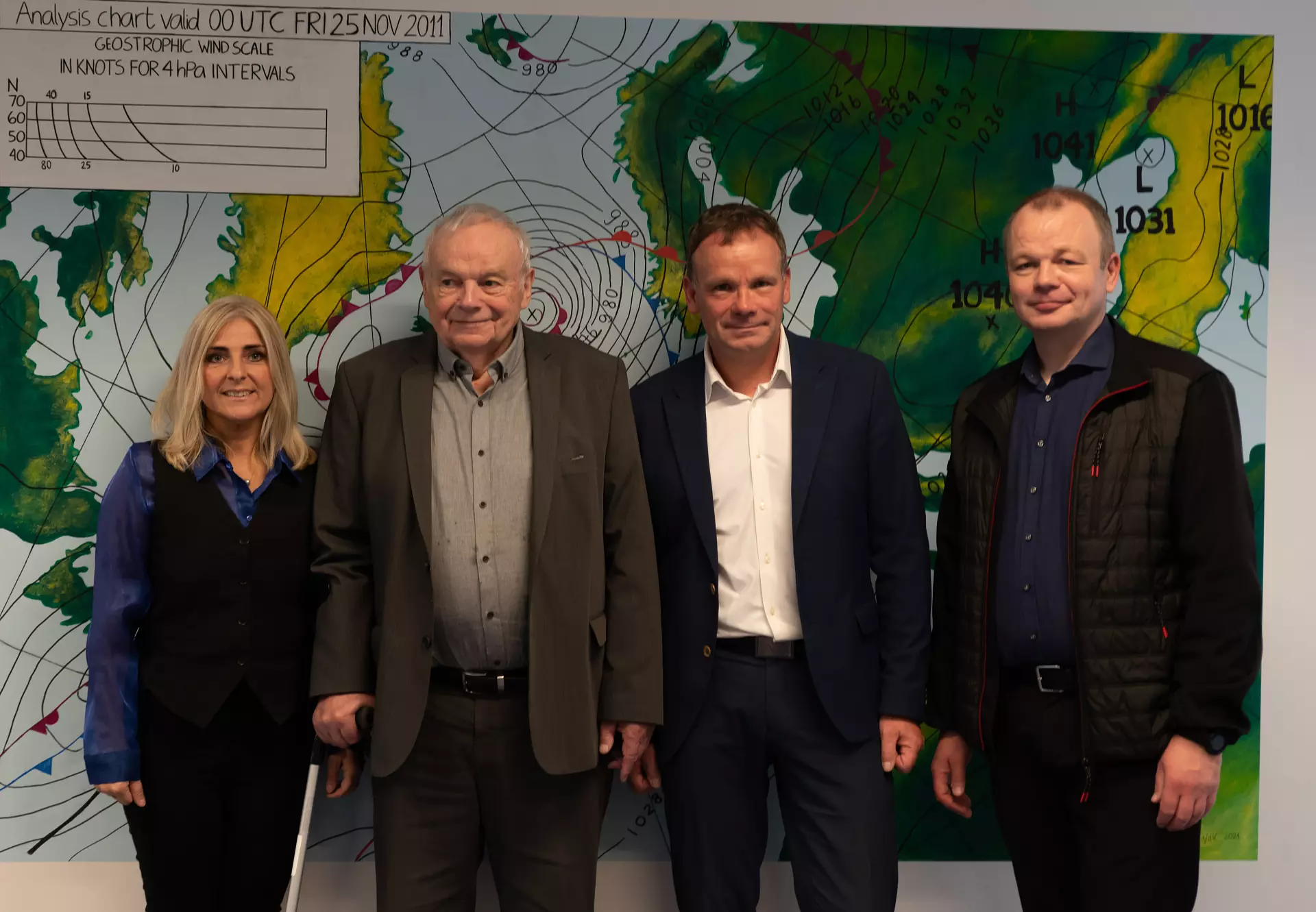 Hilda, Finn, Hanus og Øssur Kjølbro