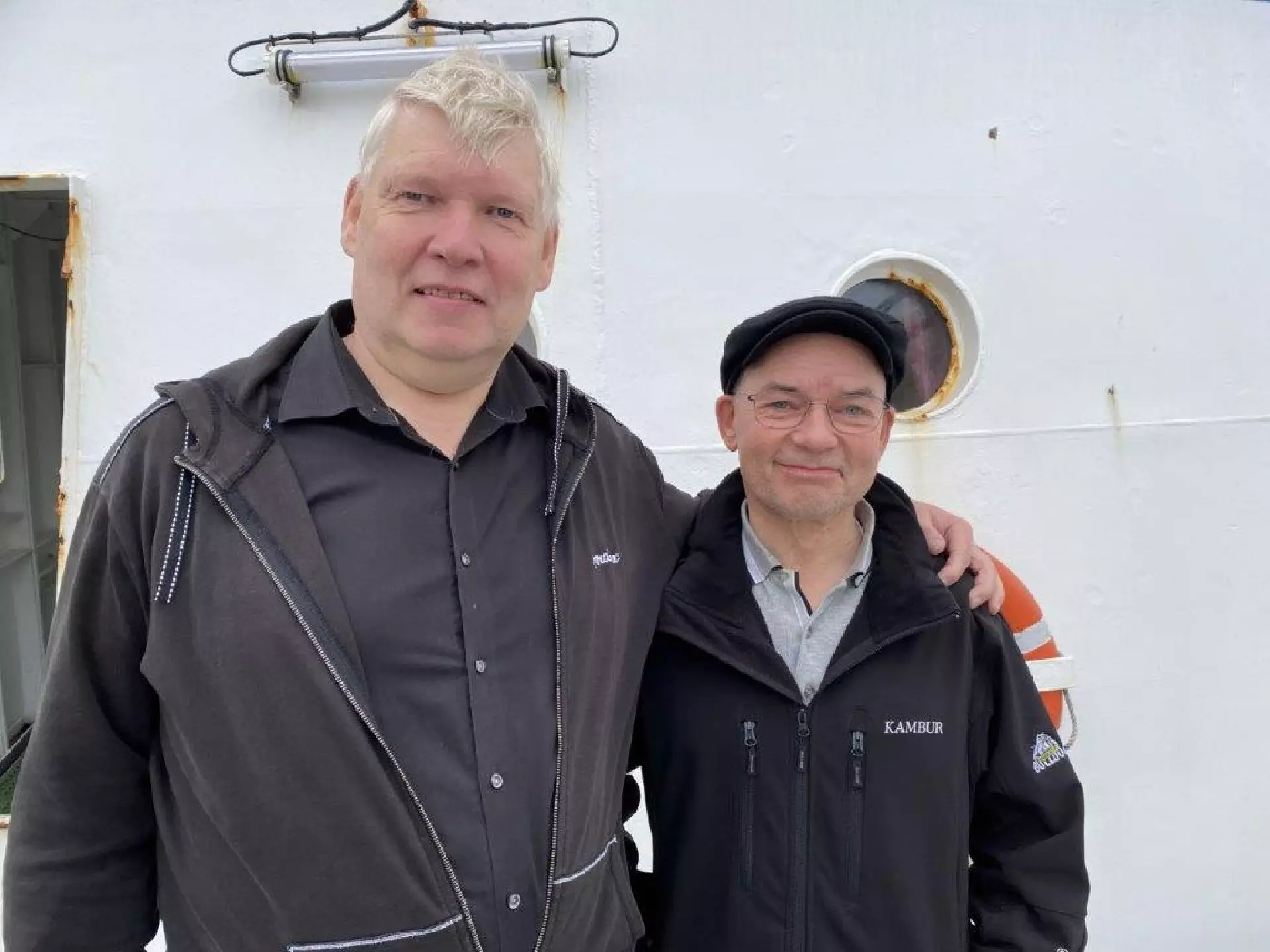 Mortan Mortensen og Esmar Petersen.