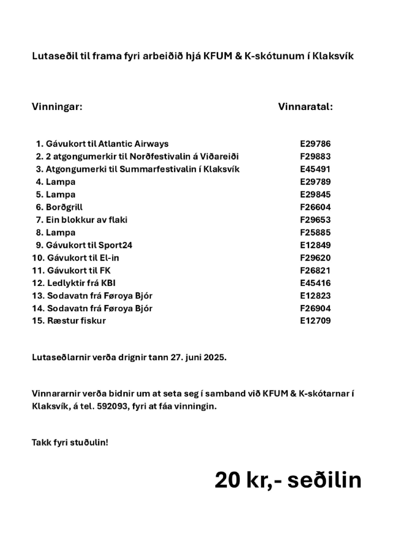 Vinnaratølini