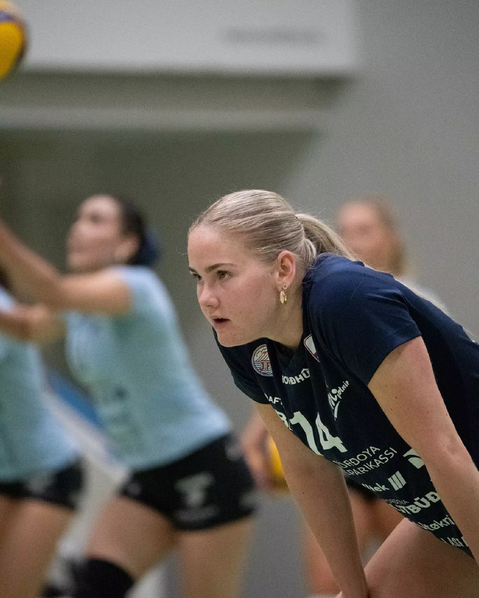 Eva Kallsberg er libero á liðnum