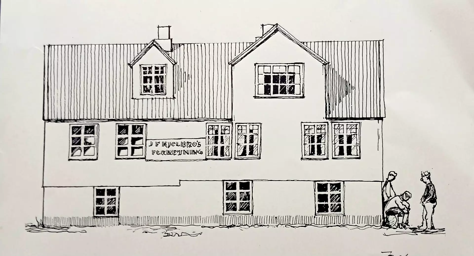 Handilin hjá Kjølbro, sum lat upp í 1912