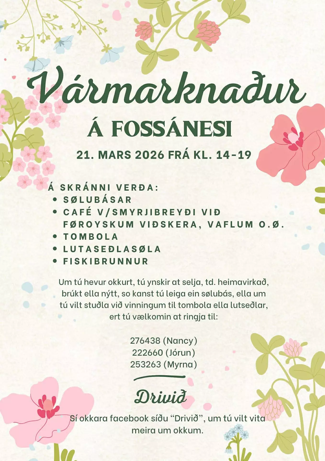 Skrá - Vármarknaður