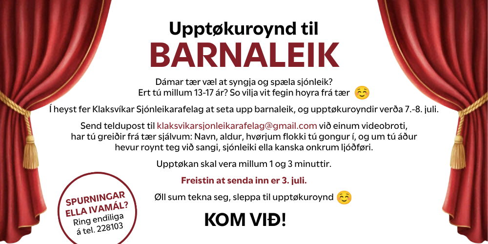 Klaksvíkar Sjónleikarafelag - Barnaleikur